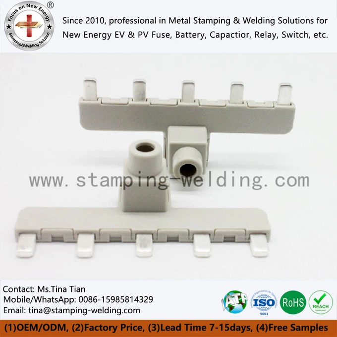 PA66 injection molded insulation busbar PA66 injection molded insulation busbar