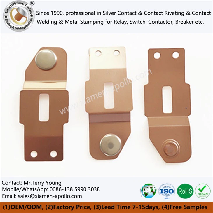 Riveted Silver Contact