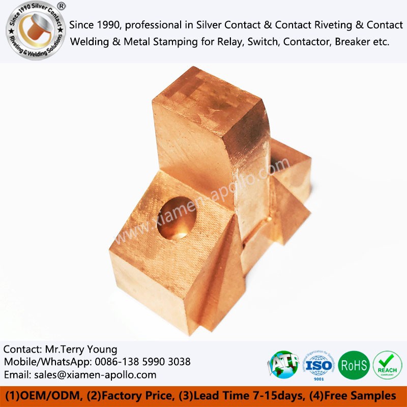 Copper CNC Milling Machine Cutting