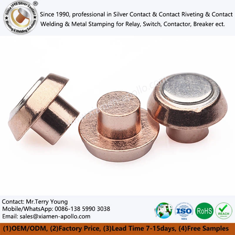 Special Bimetal Silver Contacts Special Bimetal Silver Contacts