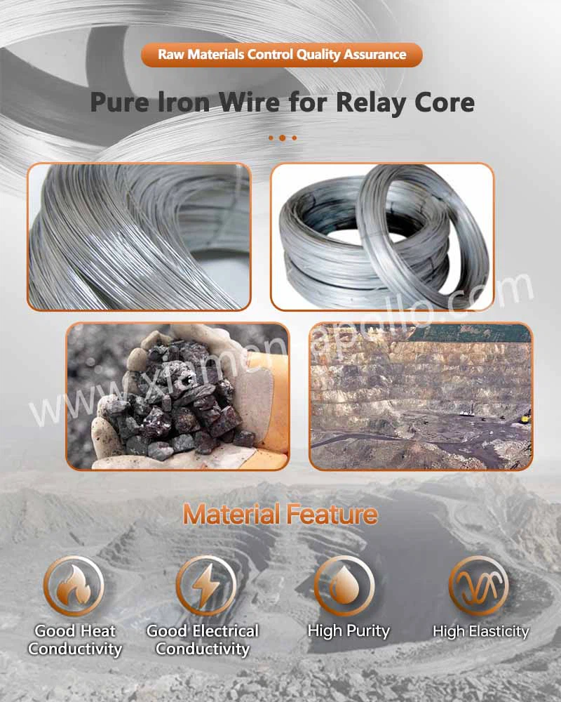 Pure Iron Material for Relay Core Pure Iron Material for Relay Core