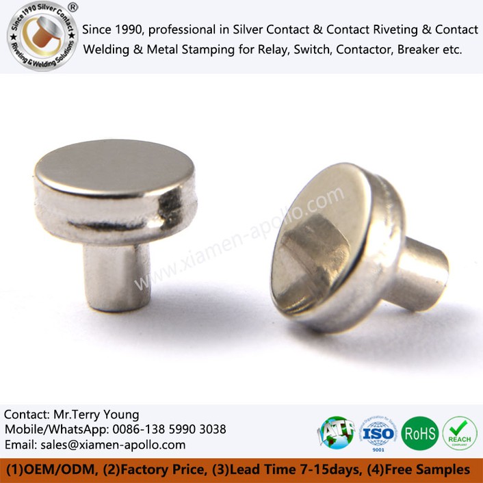 Electrical Tungsten Rivets Electrical Tungsten Rivets