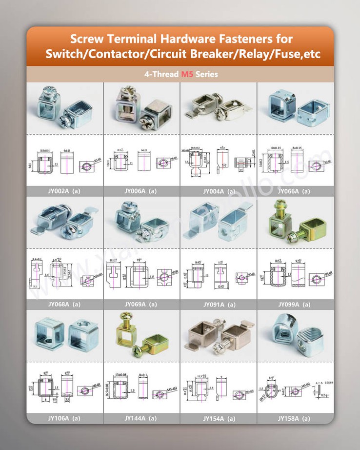 Screw Connection Terminal Block for Switch/Contactor/Circuit Breaker,etc Screw Connection Terminal Block for Switch/Contactor/Circuit Breaker,etc