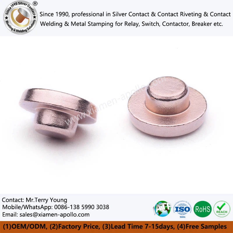 Copper Silver Contact for Switch Copper Silver Contact for Switch