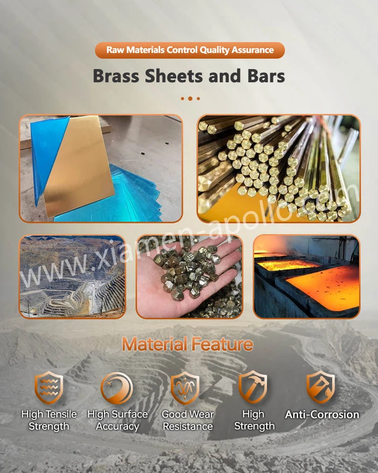 Brass Sheets and Bars for Brass Turning Parts Brass Sheets and Bars for Brass Turning Parts