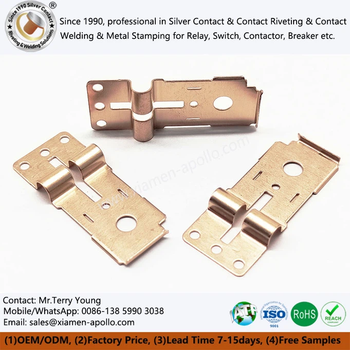 Beryllium Copper Stamped Components Beryllium Copper Stamped Components