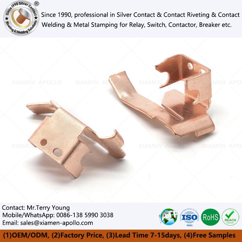 Stamping Riveting Electrical Copper Press Parts For Switch Socket Stamping Riveting Electrical Copper Press Parts For Switch Socket