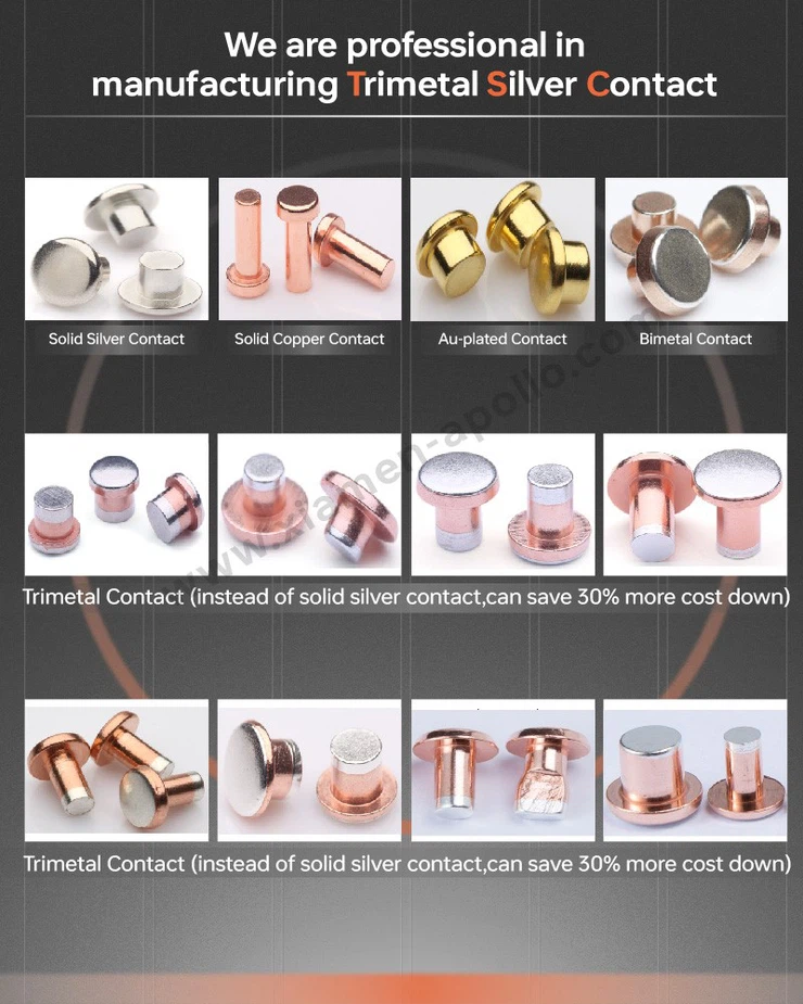 We are professional in manufacturing Gold Plated Contacts For Contactors We are professional in manufacturing Gold Plated Contacts For Contactors