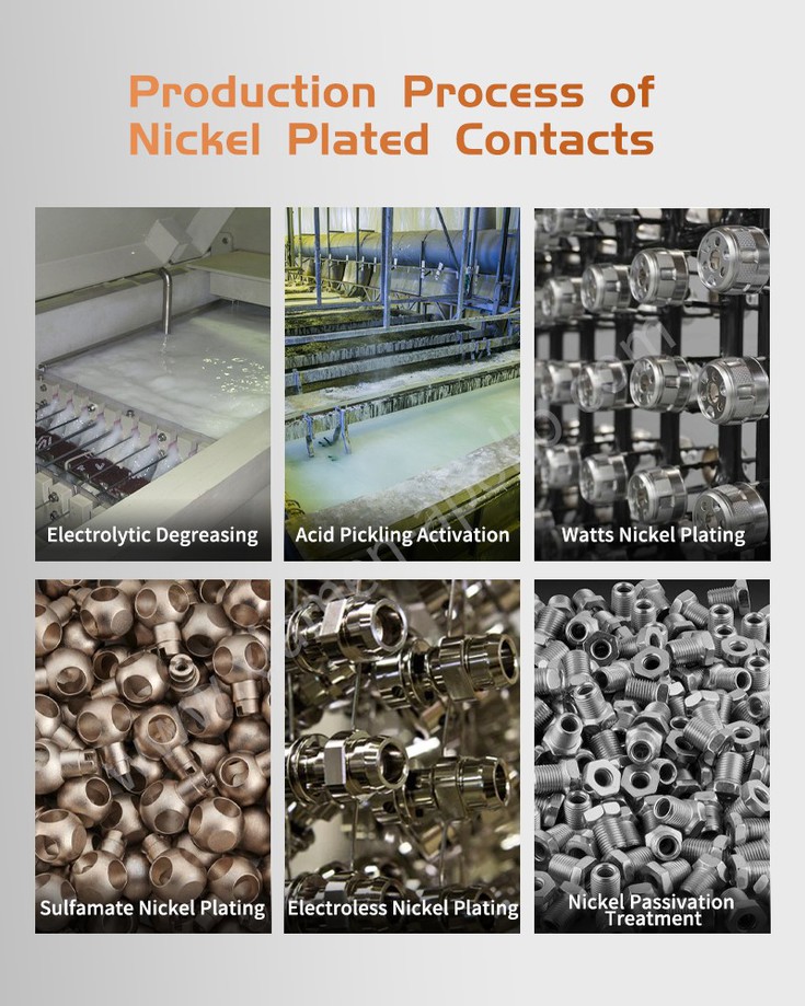 Production Process of Small Size Nickel Plated Contacts Production Process of Small Size Nickel Plated Contacts