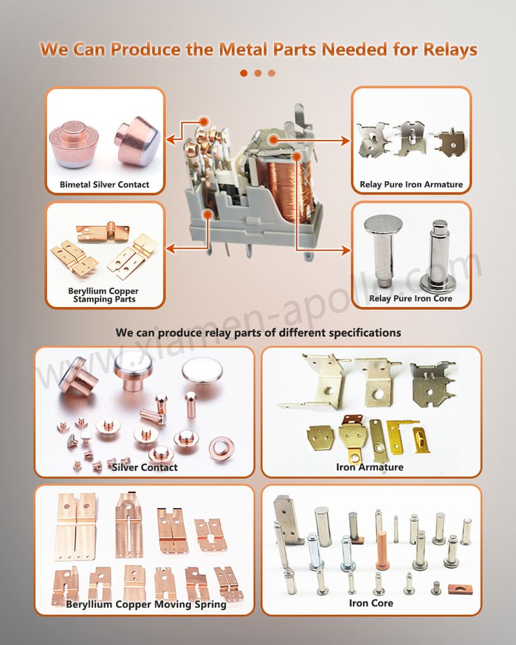 We Can Produce the Metal Parts Needed for Relays like New Energy Vehicle Relay Armature We Can Produce the Metal Parts Needed for Relays like New Energy Vehicle Relay Armature