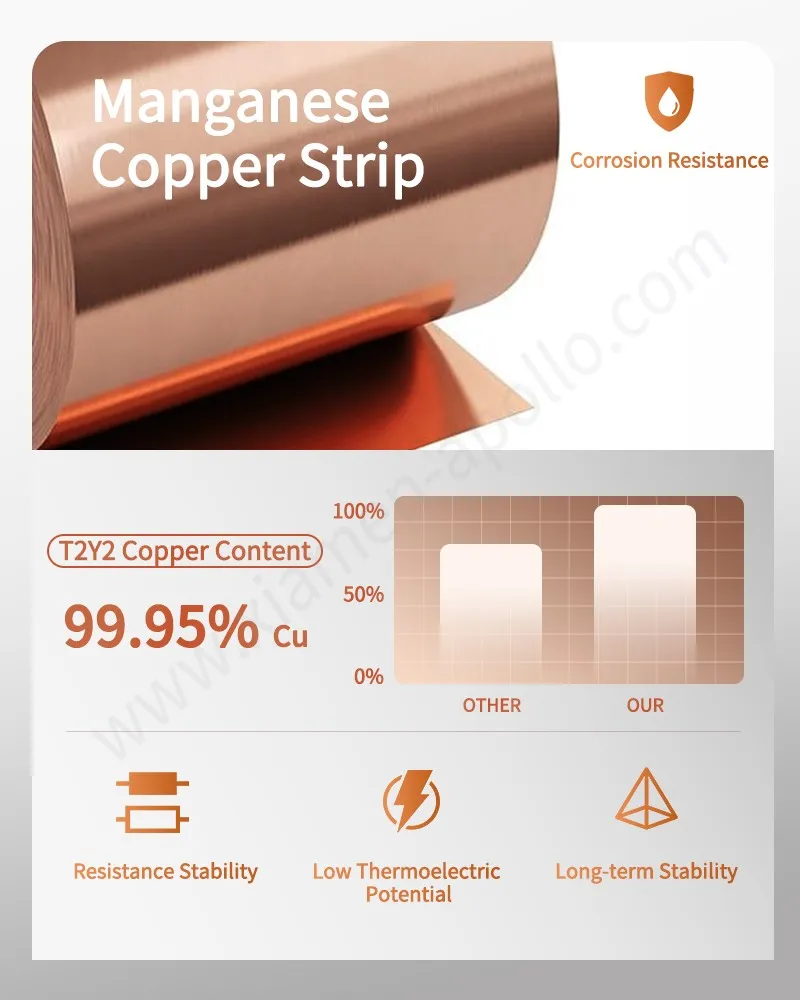 Manganese copper strip for Mangnetic Latching Relay Shunt Manganese copper strip for Mangnetic Latching Relay Shunt