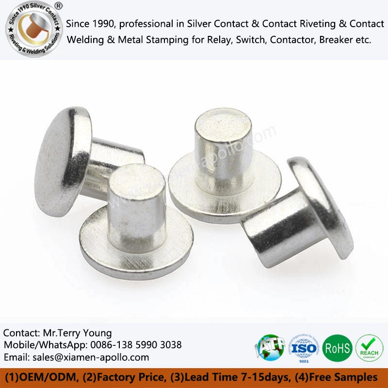 Electrical Contact Rivets for Switches Electrical Contact Rivets for Switches
