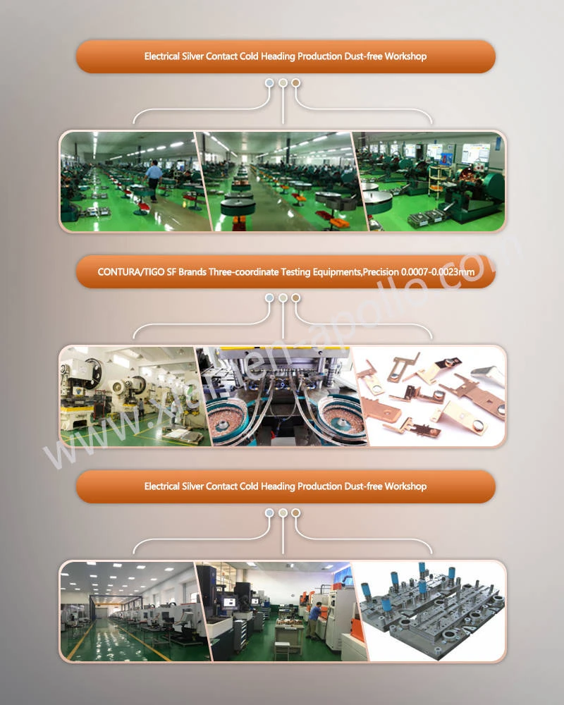 Electrical Contact Rivets for Switches Cold Heading Production Dust-free Workshop Electrical Contact Rivets for Switches Cold Heading Production Dust-free Workshop