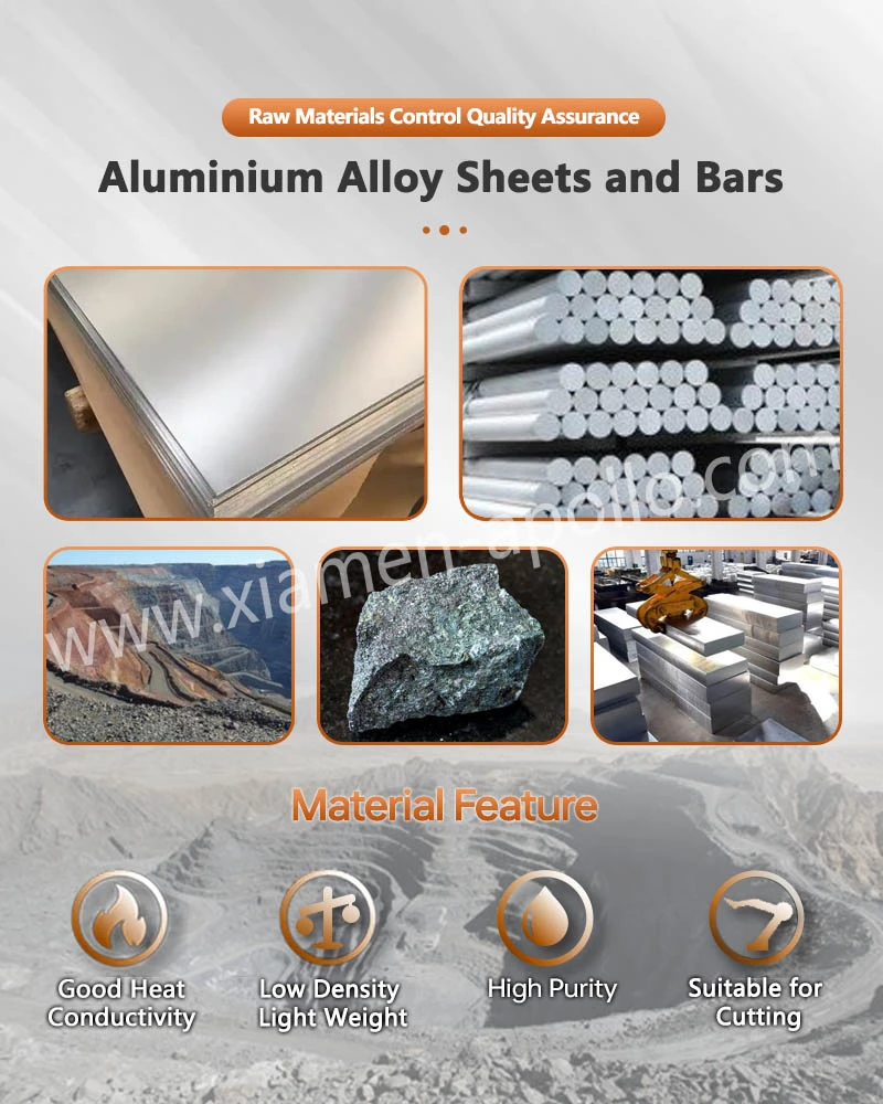 Aluminium Alloy Sheets and Bars for Aluminium CNC Machining Part Aluminium Alloy Sheets and Bars for Aluminium CNC Machining Part