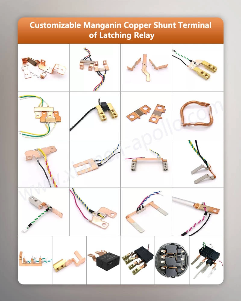Customizable Electric Meters Manganin Shunt of Latching Relay Customizable Electric Meters Manganin Shunt of Latching Relay