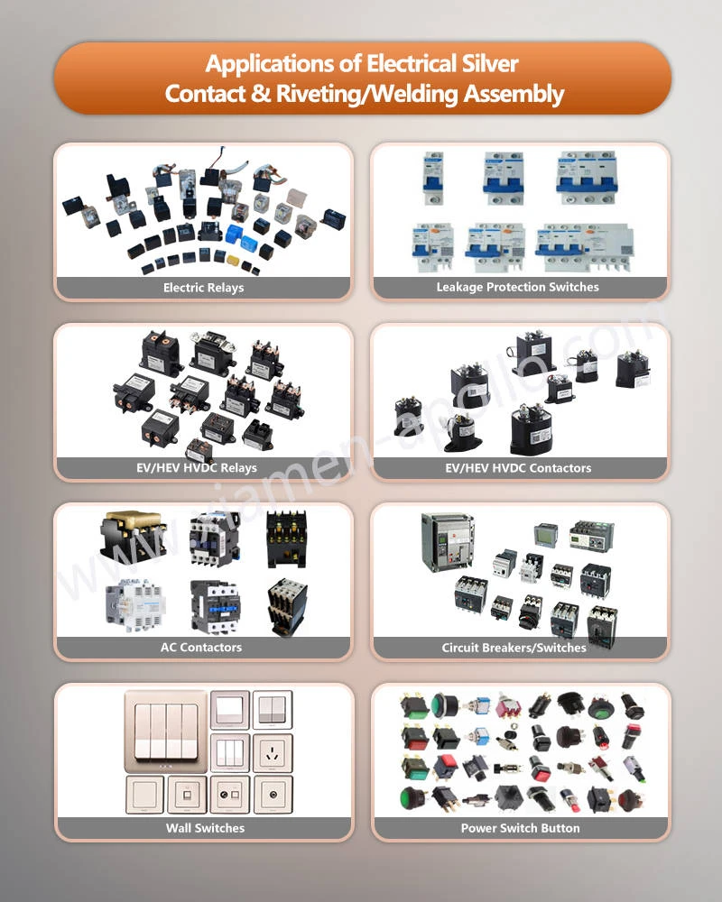 Applications of Electrical In-Die Riveting Contacts Applications of Electrical In-Die Riveting Contacts