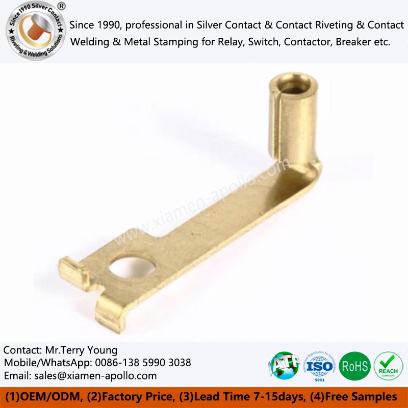 Electrical Brass Stamping Parts For Switch Socket