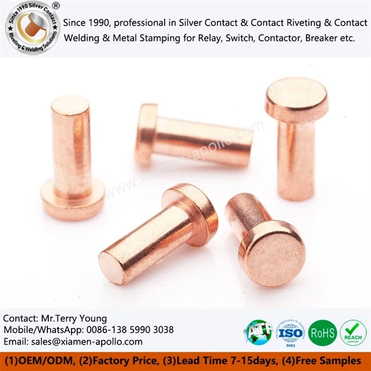 Copper Electrical Contacts Copper Electrical Contacts