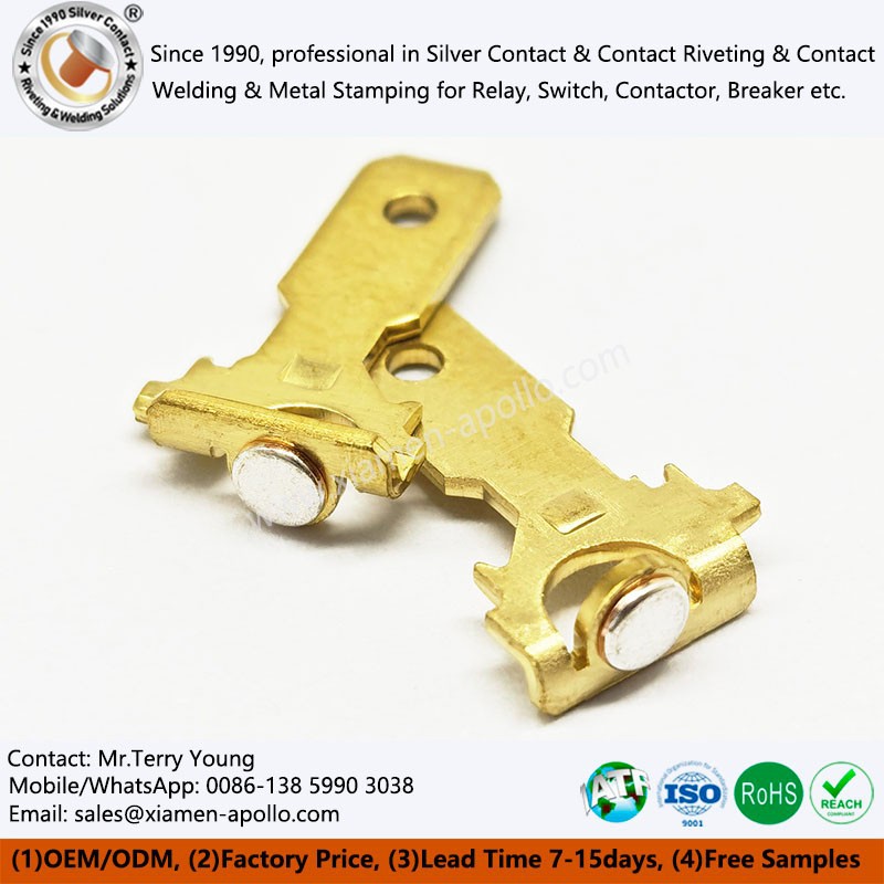 Outlet strip brass Contact Outlet strip brass Contact