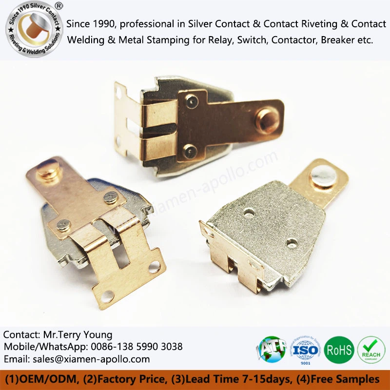 Riveted Silver Electrical Contacts