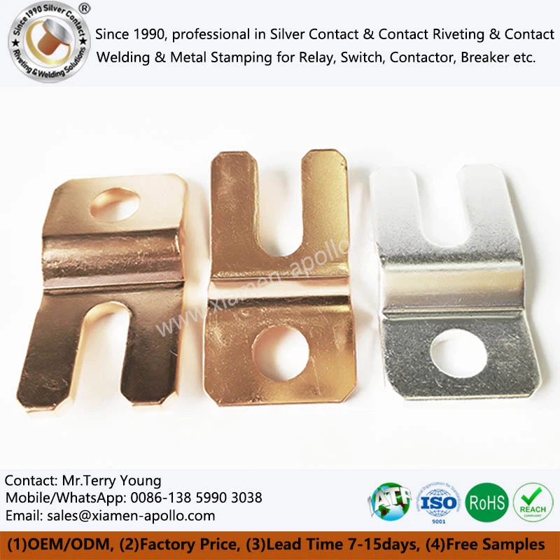 Silver Coated Copper Stamping