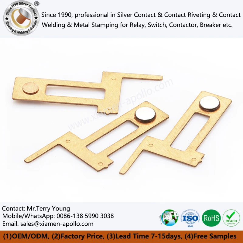 Silver Contact Points With Brass Terminal