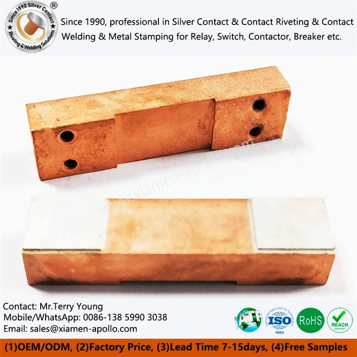 Silver Contact Welding CNC Copper Railway Switch