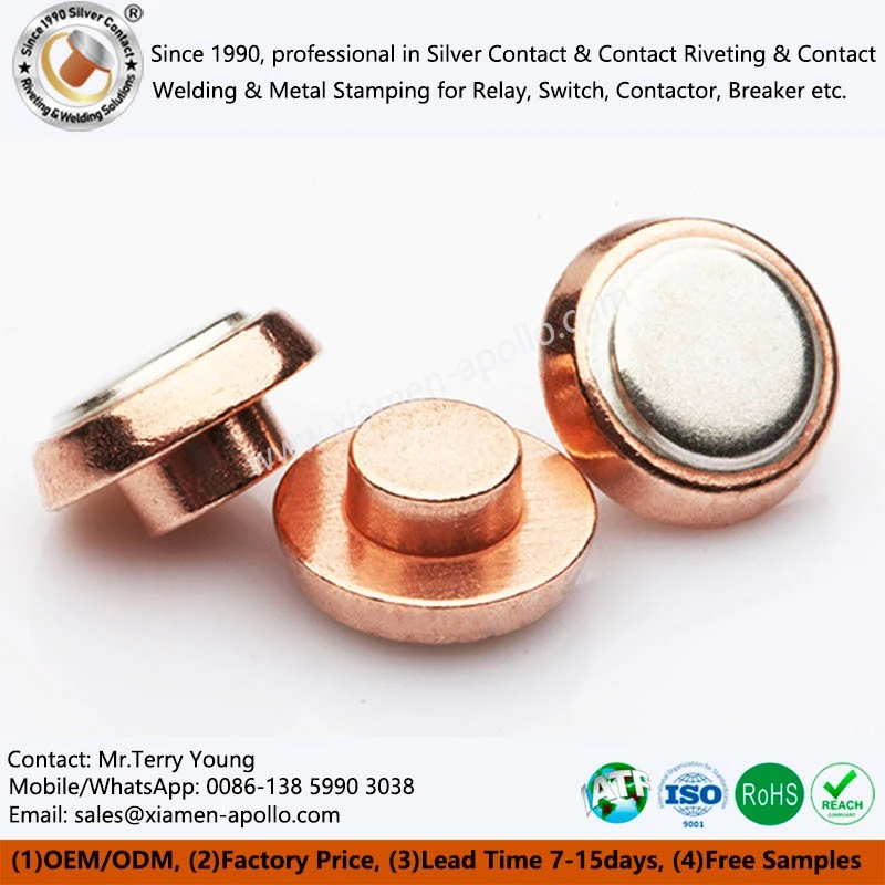 Silver Electronic Contact for Energy Meter Latching Relay Silver Electronic Contact for Energy Meter Latching Relay