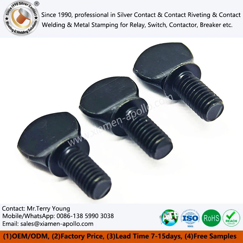 Spade Head Thumb Screws with Shoulder