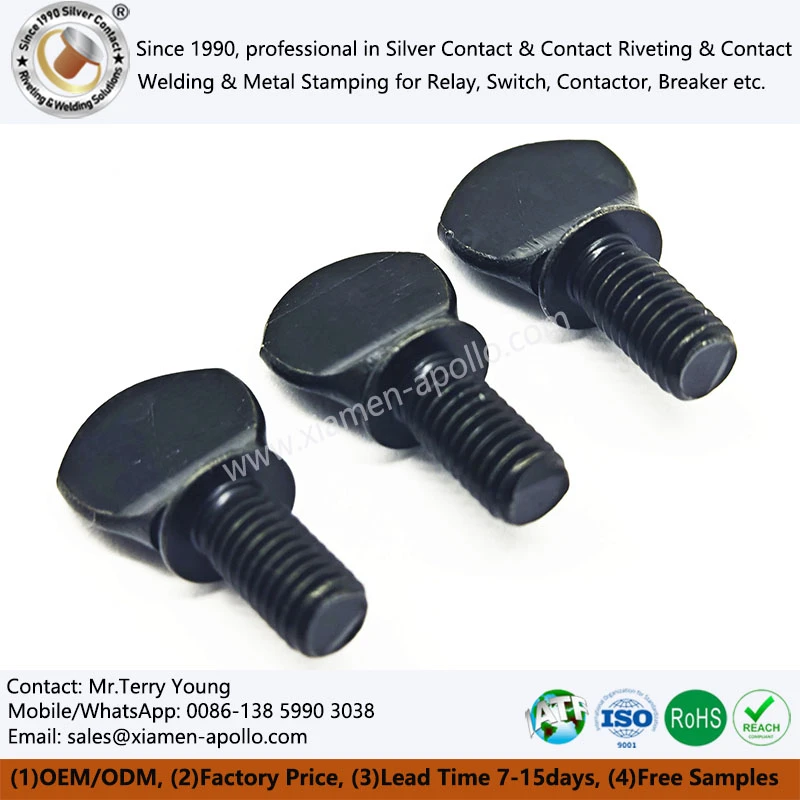 Spade Head Thumb Screws With Shoulder