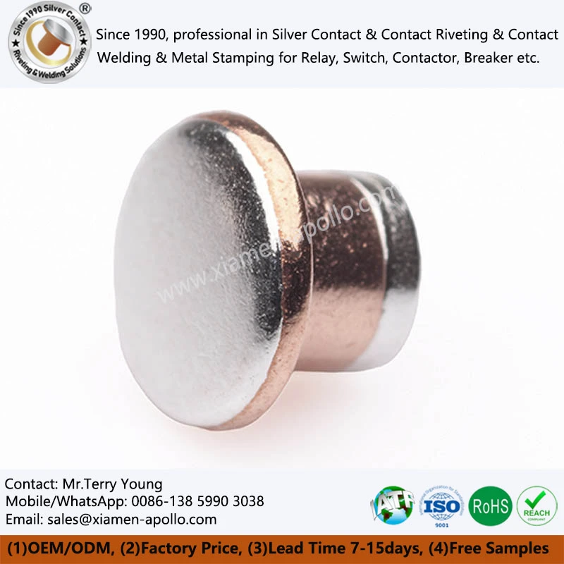 Tri Metal Contact Rivets