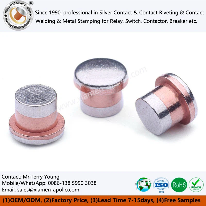 Tri Metal Contact Rivets