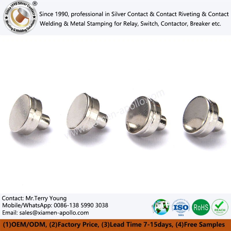 Tungsten Brazed Rivets