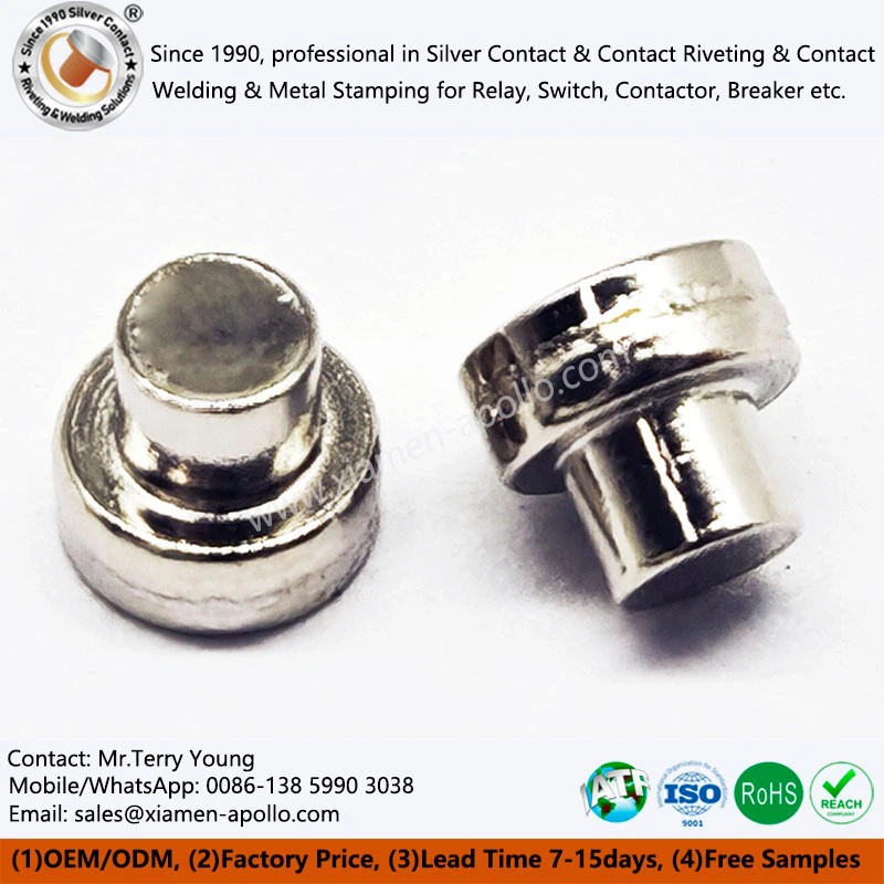 Industrial Tungsten Brazed Contacts Rivets Industrial Tungsten Brazed Contacts Rivets