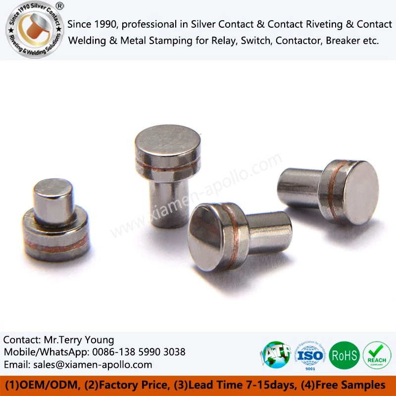 Half Hollow Tungsten Contact Rivets